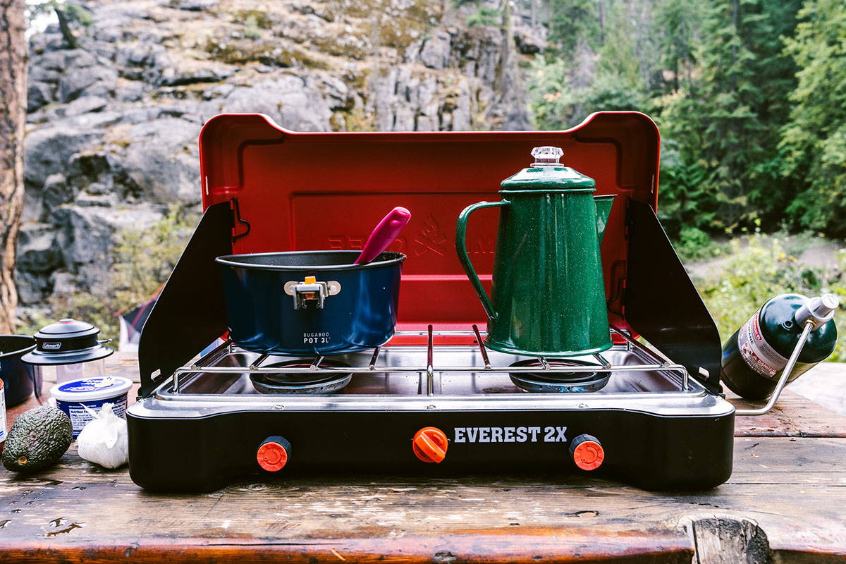 Everest 2X High Output Two Burner Compact Stove by Camp Chef