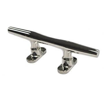 Stainless steel 316 Heavy Duty Open Base Stud Mount Cleats without thread bars 150mm