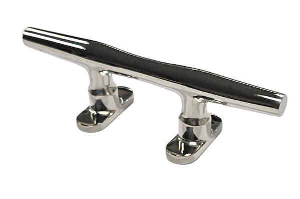 Stainless steel 316 Heavy Duty Open Base Stud Mount Cleats without thread bars 150mm