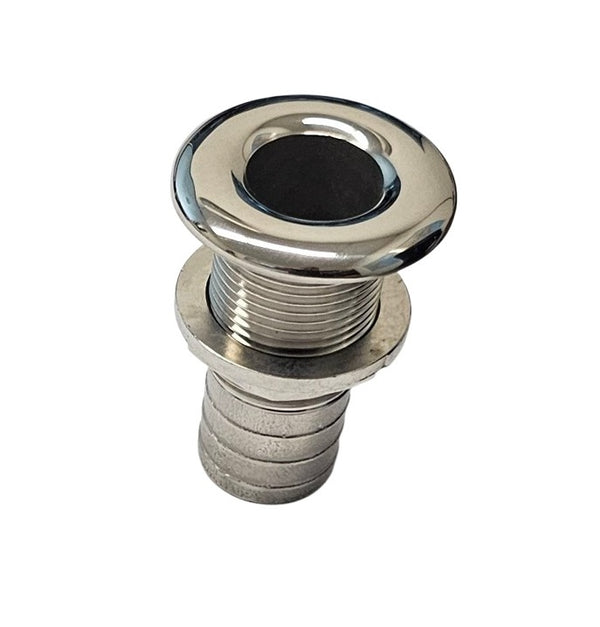 SS316 Through Hull Outlet with Hose Connection