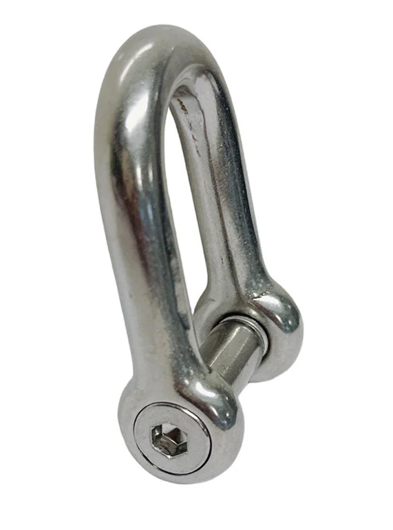 SS316 Dee Shackles with Hex Socket Sink Pin