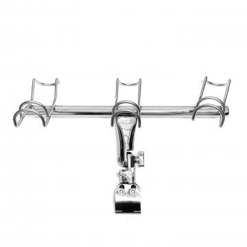 SS316 3-Way Adjustable Rail Mount Rod Holder