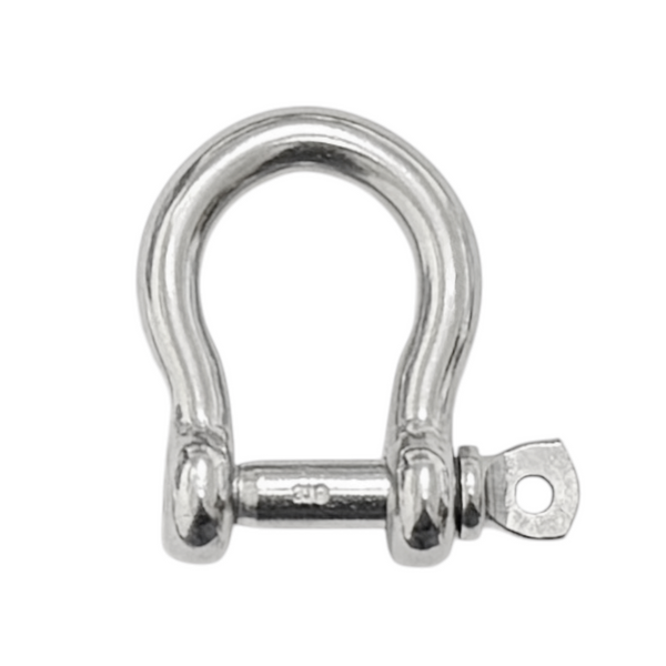 Stainless steel 316 Forged Dee Shackles with captive bolt 10mm