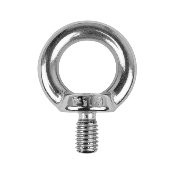 Stainless steel 316 Eye Nut 12mm