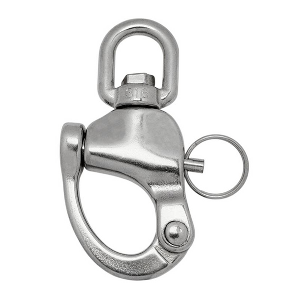 Stainless steel 316 Swivel Snap Shackles 16x87mm