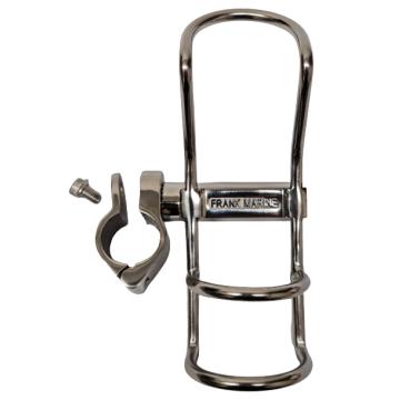 SS316 Adjustable Single Rail Mount Rod Holder for Angle Rails
