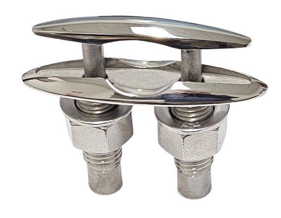 Stainless steel 316 Low Silhouette Cleat 250mm (10")