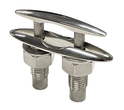Stainless steel 316 Low Silhouette Cleat 250mm (10")
