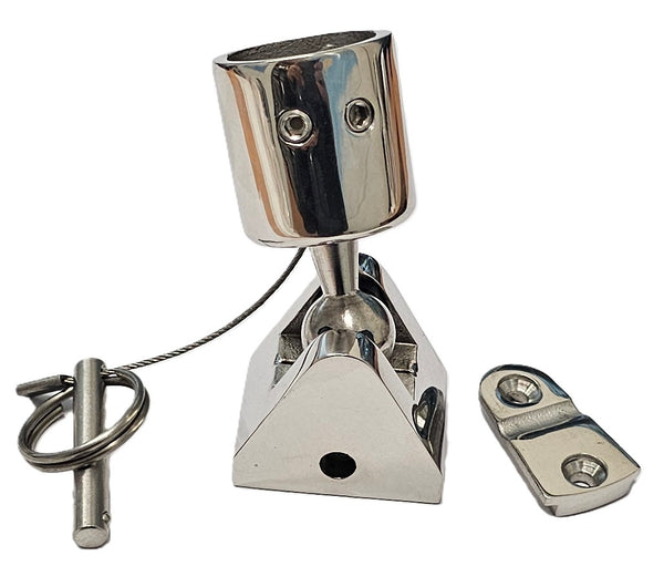SS316 Swivel Ball Deck Hinge 25mm