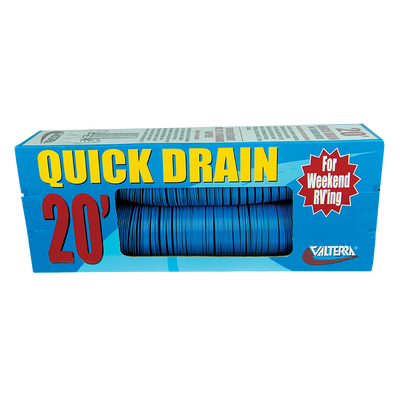 Valterra 3" x 20' Quick Drain Sewer Hose - Blue