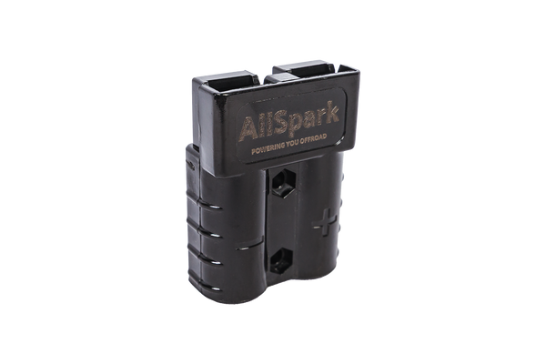 AllSpark 50A Black Anderson Connector Single Plug - Plug only no contacts