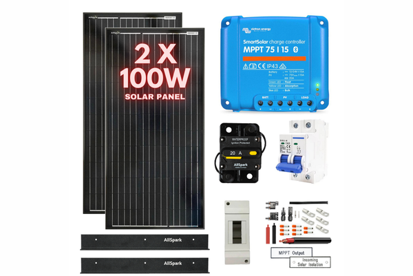 AllSpark - 4wd Roof Rack 200W Solar Kit