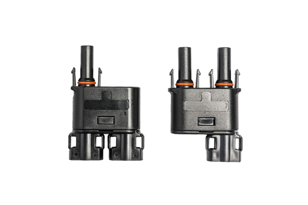 MC4 2 INTO 1 BRANCH CONNECTORS (PAIR)