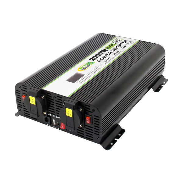 2000W Pure Sine Wave Power Inverter by KT Solar Accessories