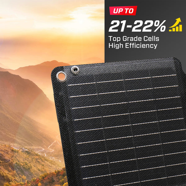 JumpsPower 100W Portable Foldable Solar Panel