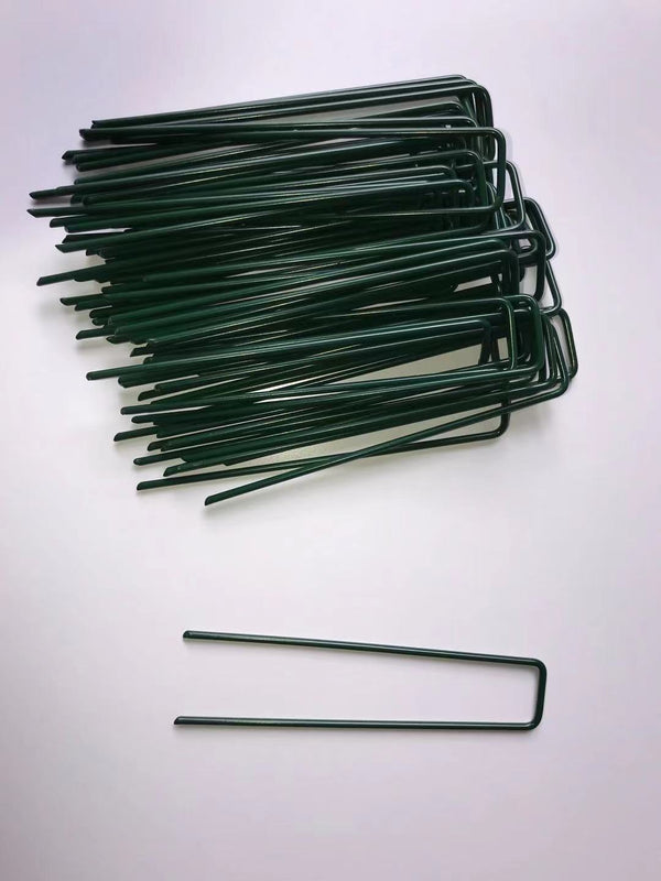 YES4HOMES 150 Synthetic Synthetic Grass Pins Fake Lawn Turf Weed Mat Nails