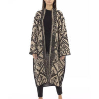 Alpha Studio Women's Brown Acetate Jackets & Coat - 46 IT