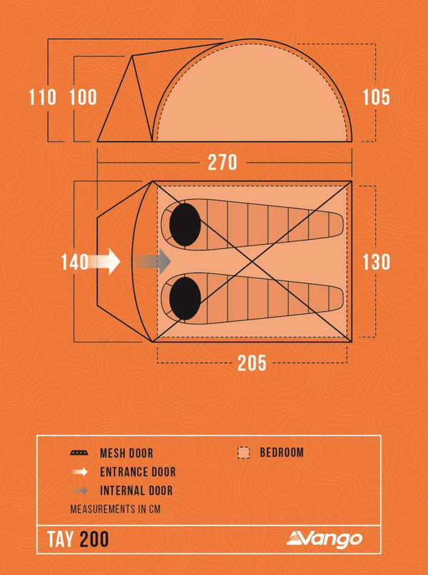 Tay 200 Tent - 3.24kg by Vango