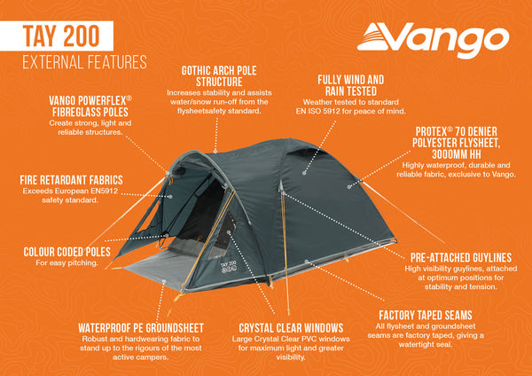 Tay 200 Tent - 3.24kg by Vango