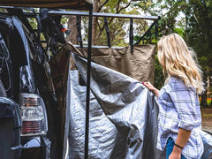 Car Side Shower Tent by BOAB