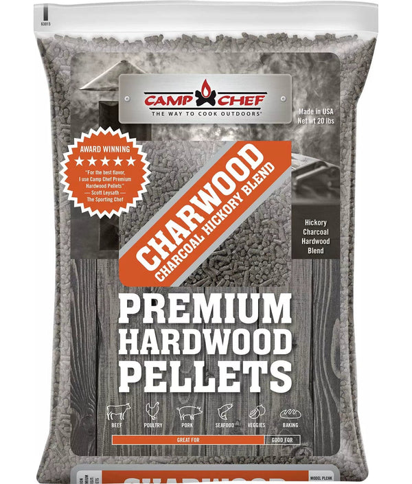Camp Chef Charwood Charcoal Hickory Pellets (9.07KG)