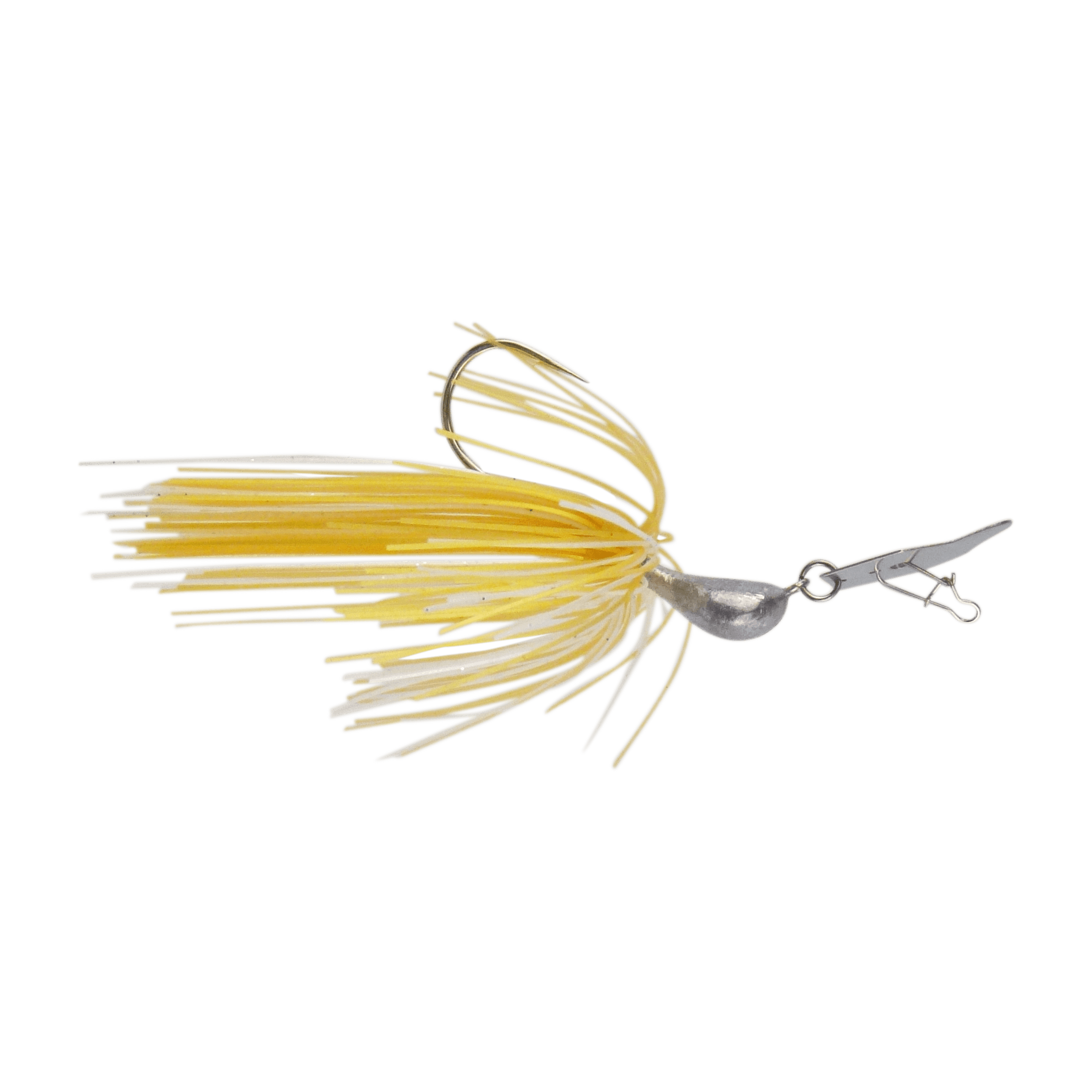Dekoi 7gm Bladed Swim Jig, Chatterbait, Gold Shine, 2 pack Camping