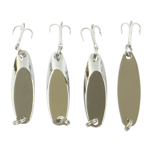 Finesse Chrome Kaster Jig, 7 Grams. Pack of 4 Jigs