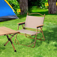 Gardeon Outdoor Camping Chairs Portable Folding Beach Chair Aluminium Furniture