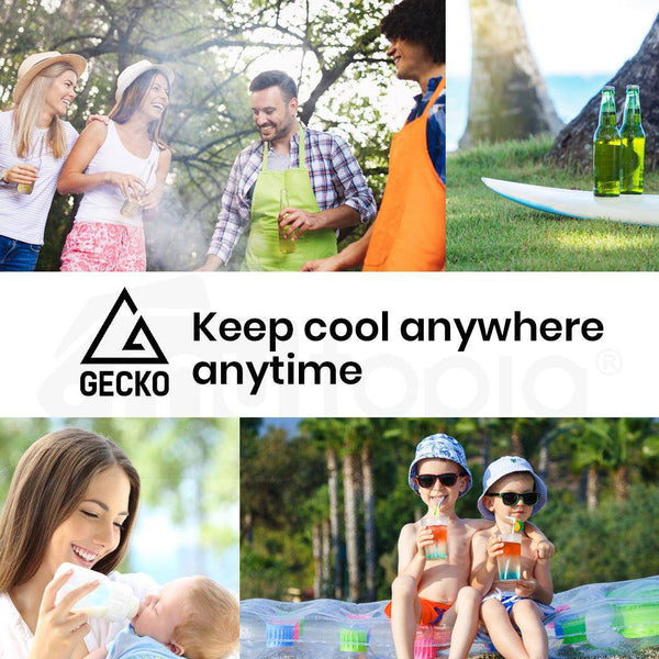 GECKO 95L Portable Upright Fridge Refrigerator 12V/24V Caravan Motorhome