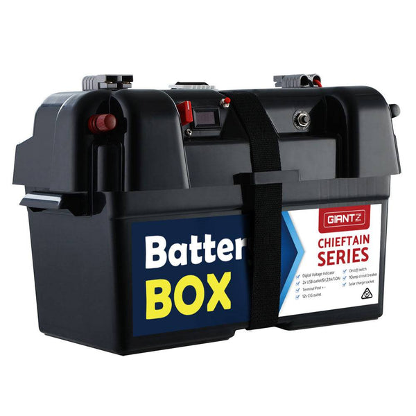 GIANTZ Battery Box 12V Camping Portable Deep Cycle AGM (Standard)