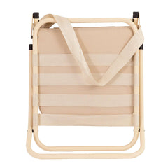 Havana Outdoors Beach Chair Portable Summer Camping Foldable Folding 2 Pack - Beige
