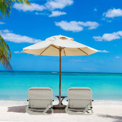 Havana Outdoors Beach Chair Portable Summer Camping Foldable Folding 2 Pack - Green