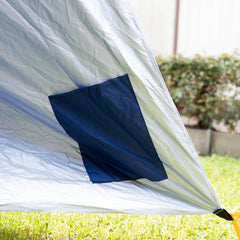 Havana Outdoors Beach Umbrella 2.4M Outdoor Garden Beach Portable Shade Shelter - Blue