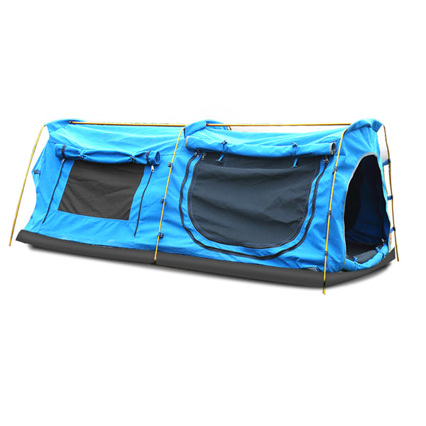 Mountview King Single Swag Camping Swags Blue
