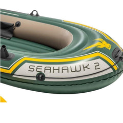 INTEX Seahawk 2 Person Inflatable Boat Fishing Boat Raft Set 68347NP