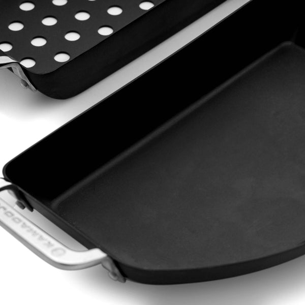 Kamado Joe® Karbon Steel™ Half-Moon Pan Set