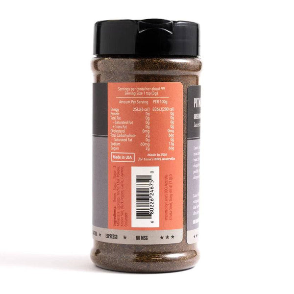 Lane's BBQ Ancho Espresso Rub Pitmaster (340g)