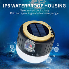 Mountgear USB Rechargeable Waterproof Outdoor Lantern Solar LED Bulb Camping Tent Lights