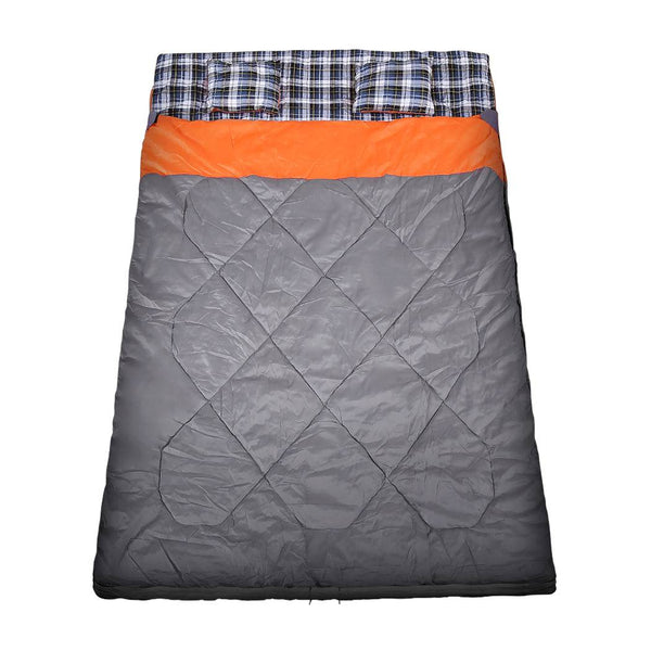 Mountview -10°C Double Indoor Outdoor Adult Camping Hiking Envelope Sleeping Bag