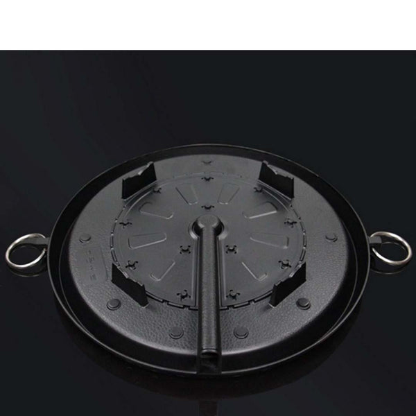 Portable Korean BBQ Butane Gas Stove Stone Grill Plate Non Stick Coated Round