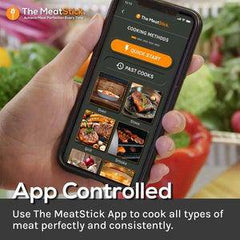 The MeatStick Set: Wireless Meat Thermometer & Charger - 33 ft Range