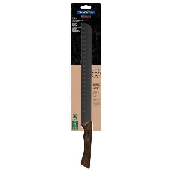 Tramontina Black Churrasco 12" Brisket Knife