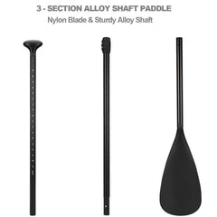 Alloy Adjustable 2-part SUP Paddle Stand Up Paddle Board Edge Guard 160-215cm Single