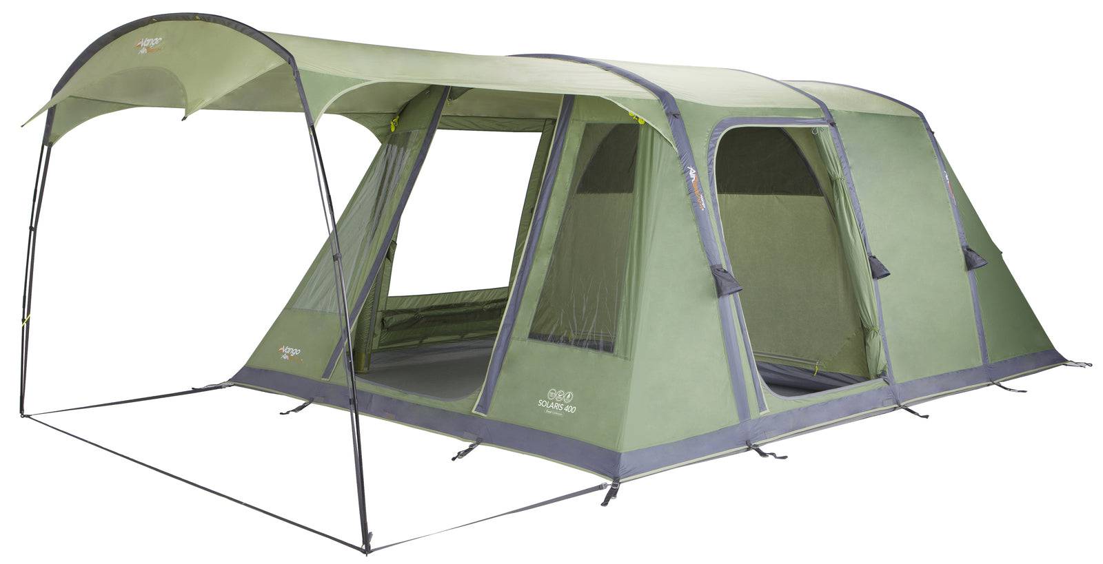 Person Camping Touring Tent Solaris 400 Airbeam Tent with