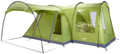 6 Person Camping & Touring Tent - Calder 600 with Exceed Side Awning Tall by Vango