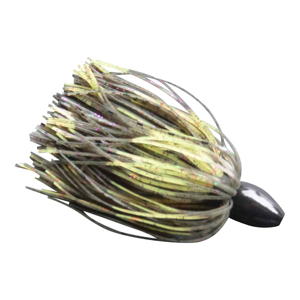 Vike 1 oz Skirted Microjig in Candy Craw