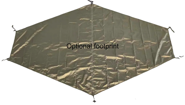 Footprint for Vern 1 & Vern 1 3S Tent by Nortent