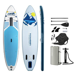 Weisshorn Stand Up Paddle Board Inflatable SUP Surfboard Paddleboard Kayak 10FT