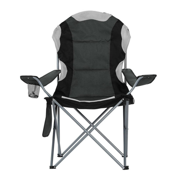 Weisshorn 2X Folding Camping Chairs Arm Chair