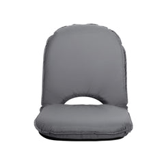 Artiss Floor Lounge Sofa Camping Portable Recliner Beach Chair Folding Outdoor Grey - Camping Australia